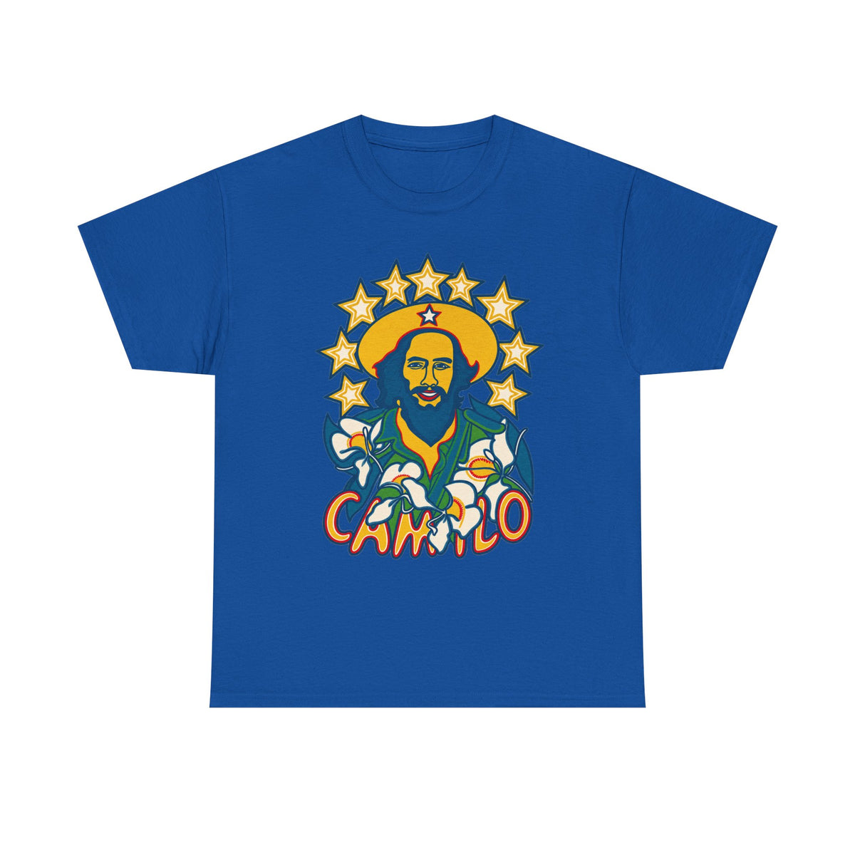Camilo Cienfuegos Portrait Tee – Cuban Revolutionary Quote T-Shirt