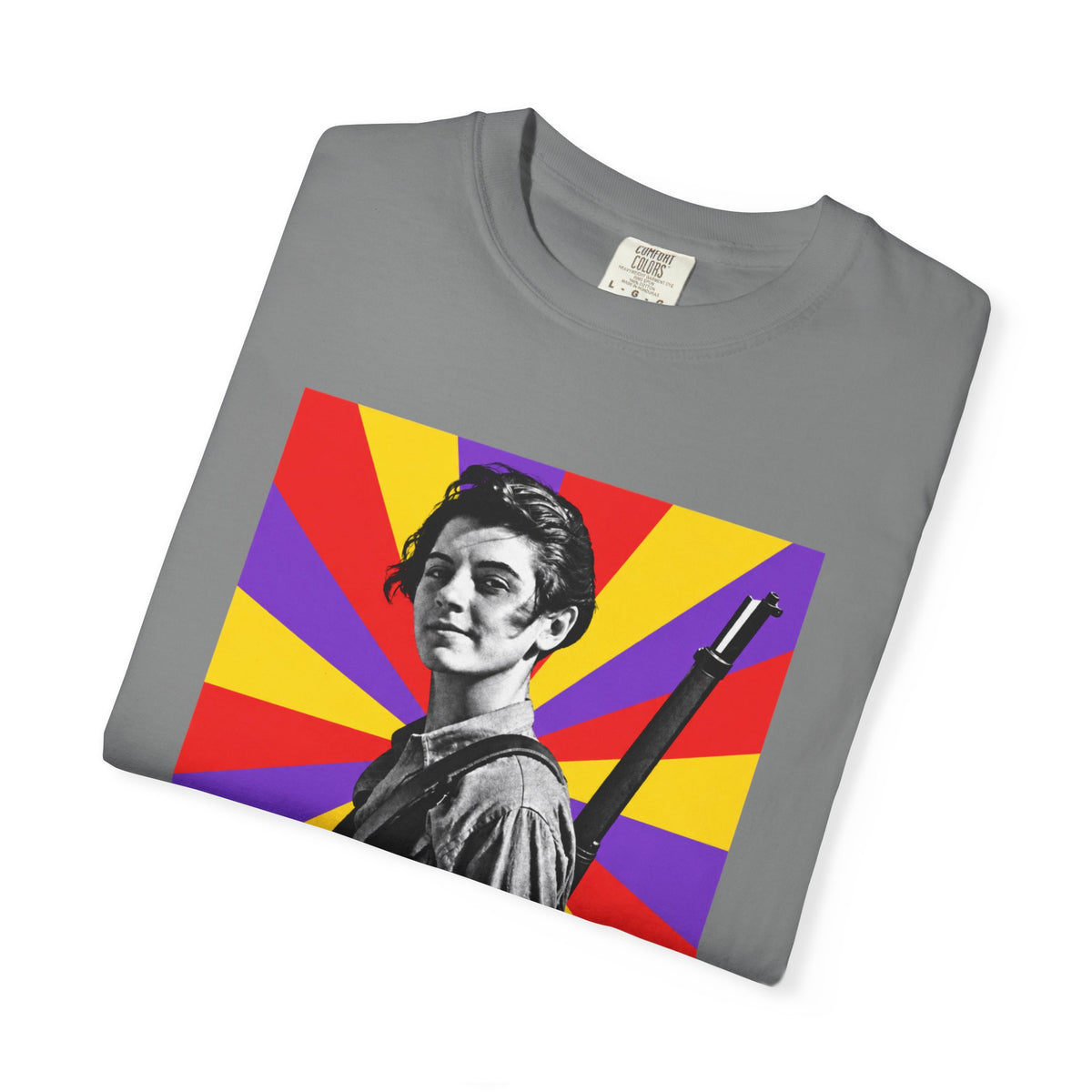 T-Shirt — “¡No Pasarán!” Vintage Revolutionary Graphic Tee