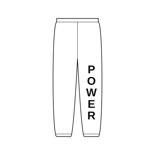 Power Vertical Side-Print Sweatpants — Bold Athletic Loungewear