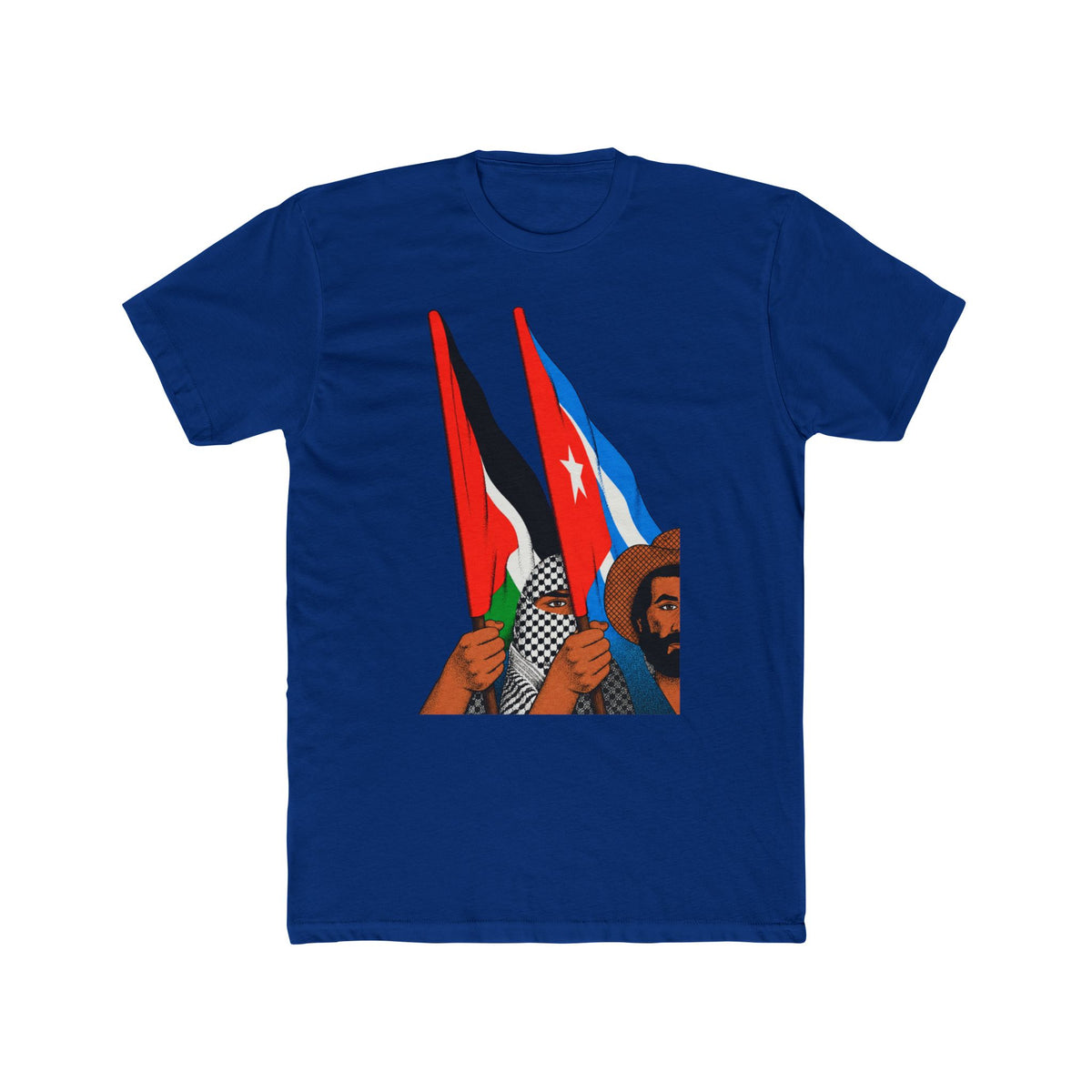 Palestine Cuba Solidarity Tee