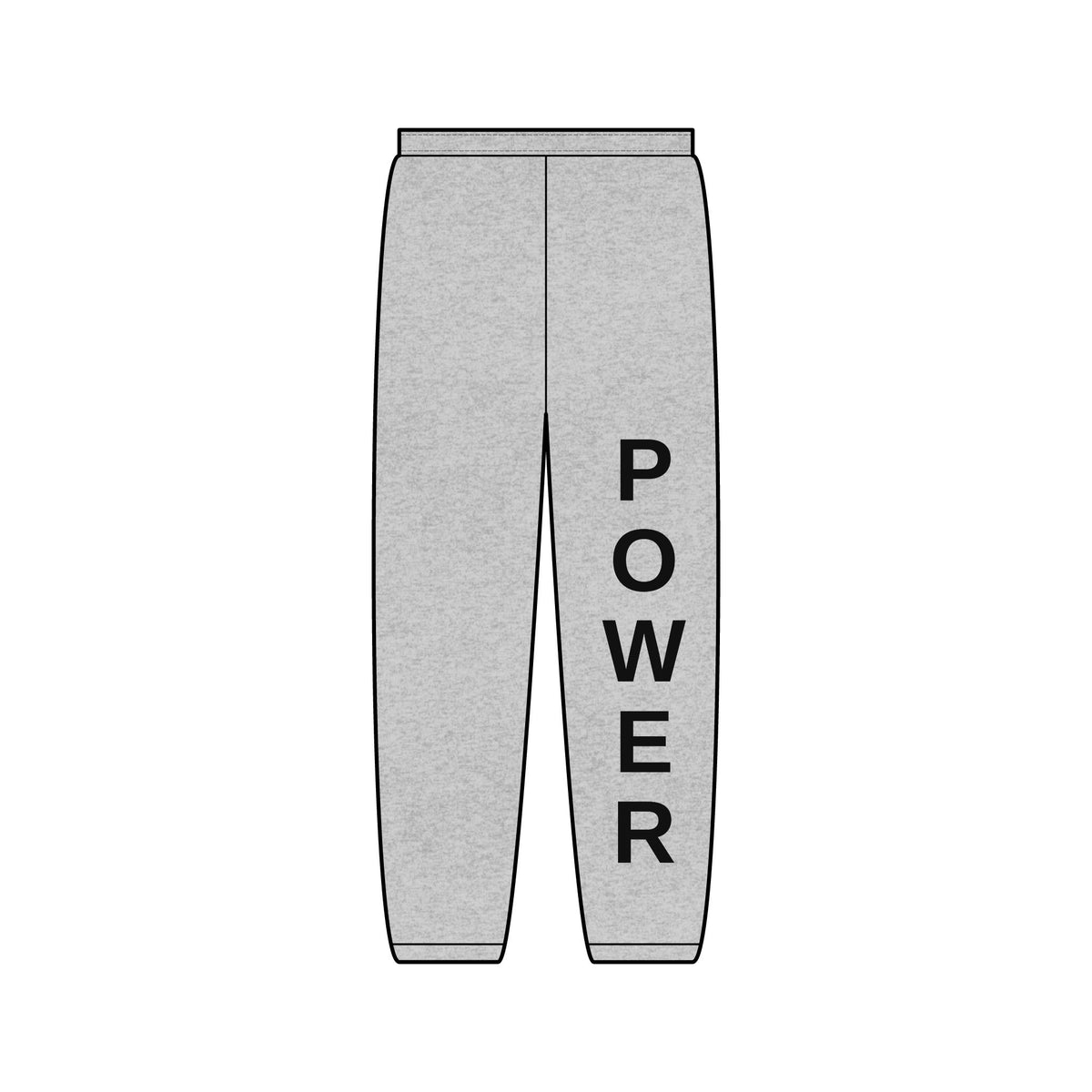 Power Vertical Side-Print Sweatpants — Bold Athletic Loungewear
