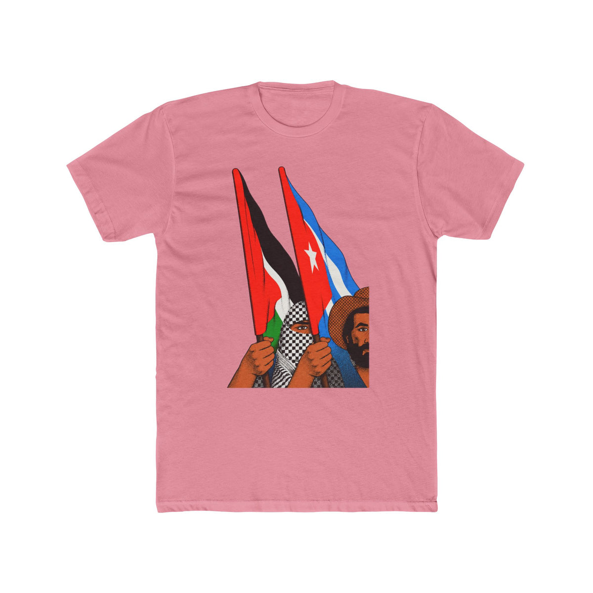Palestine Cuba Solidarity Tee