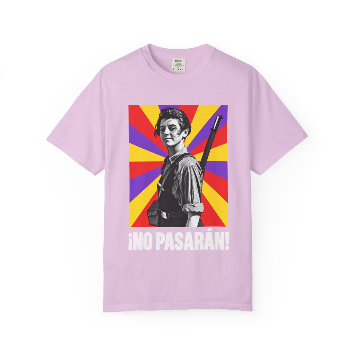T-Shirt — “¡No Pasarán!” Vintage Revolutionary Graphic Tee