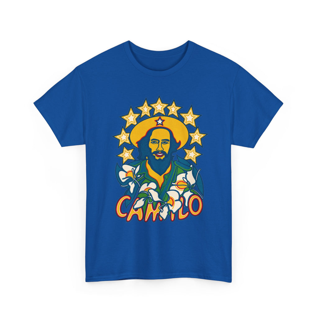 Camilo Cienfuegos Portrait Tee – Cuban Revolutionary Quote T-Shirt
