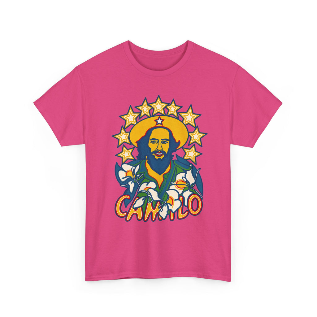 Camilo Cienfuegos Portrait Tee – Cuban Revolutionary Quote T-Shirt