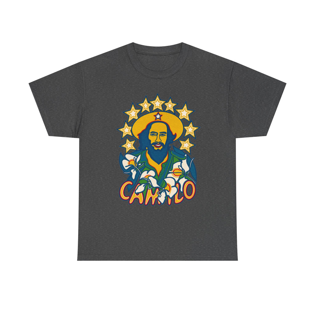 Camilo Cienfuegos Portrait Tee – Cuban Revolutionary Quote T-Shirt