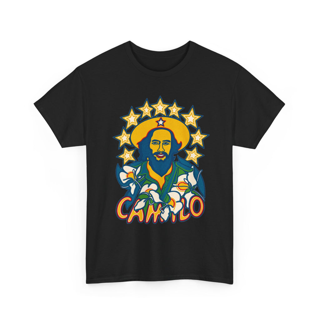 Camilo Cienfuegos Portrait Tee – Cuban Revolutionary Quote T-Shirt